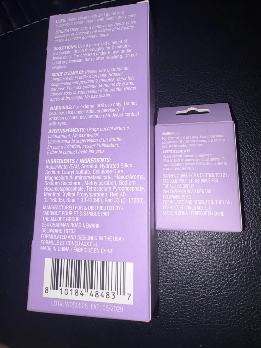 Kids Oral Care Set - Lavender (Grape Pop)